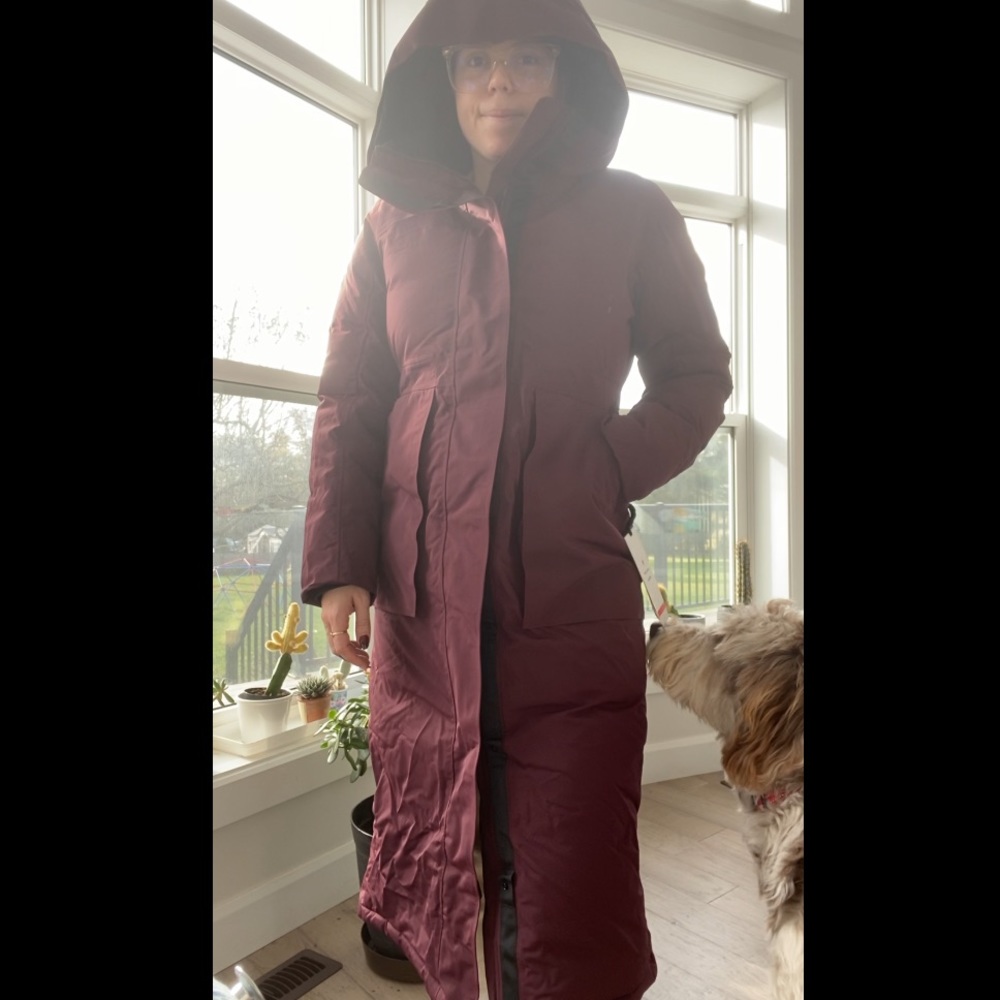 Lululemon Winter Warrior Long Parka NWT size 8